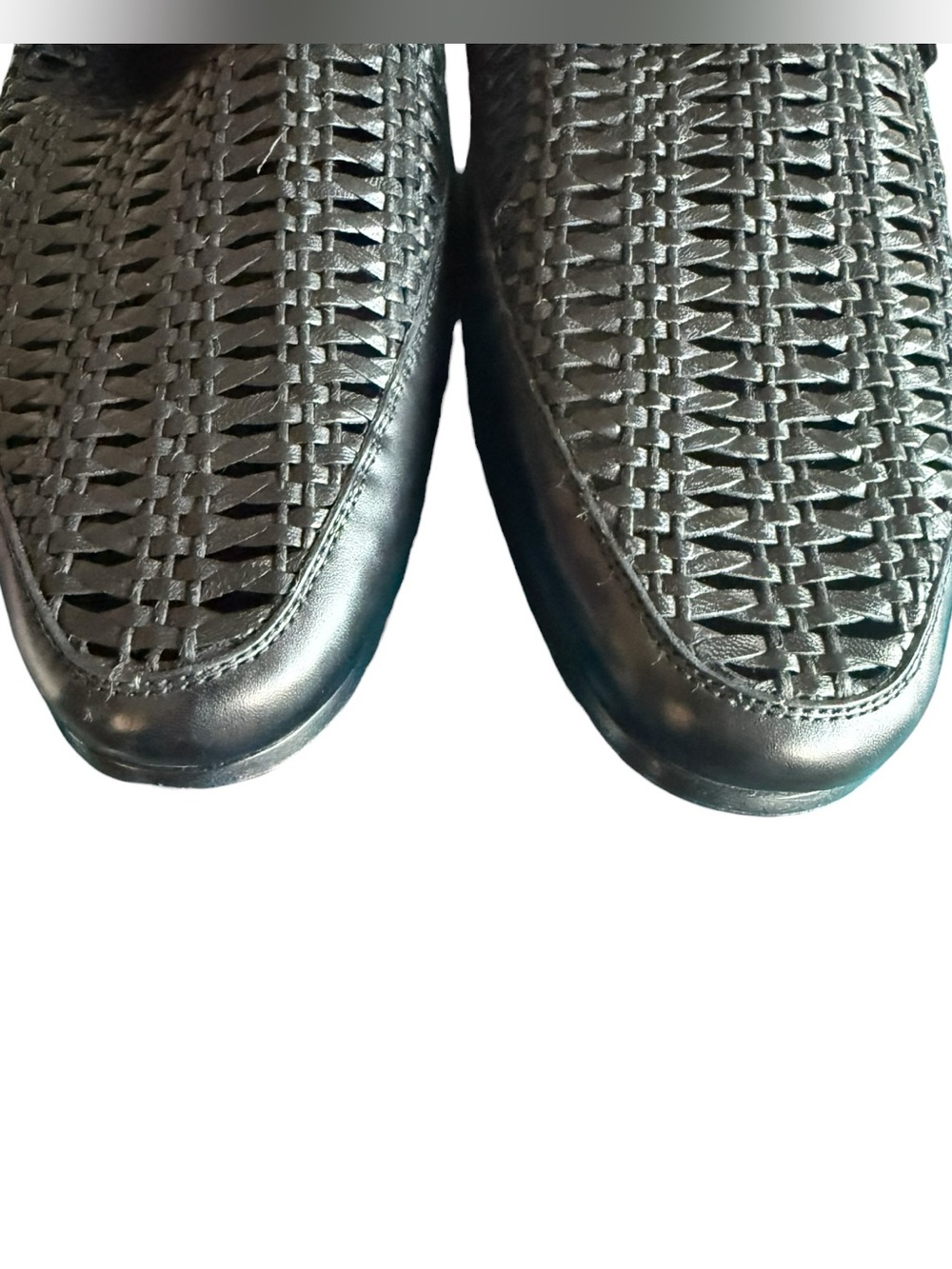 Saint Laurent Black Leather Braided Derby Spring/Summer 2013 EU45/US12 (NEW) - Picture 9 of 12